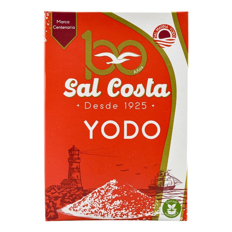 Sal marina con yodo Sal Costa caja 1 kg
