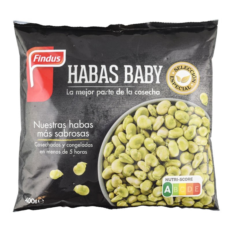 Habas baby Findus bolsa 400 g Habas baby Findus bolsa 400 g