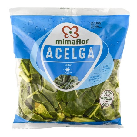 Acelga limpia y cortada Mimaflor bolsa 300 g