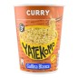 Fideos orientales instantáneos sabor curry picante Yatekomo Gallina Blanca vaso 61 g Fideos orientales instantáneos sabor curry picante Yatekomo Gallina Blanca vaso 61 g