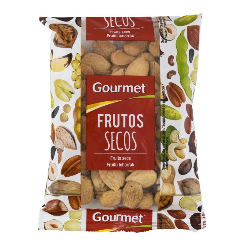 Almendras peladas fritas y saladas Gourmet bolsa 125 g Almendras peladas fritas y saladas Gourmet bolsa 125 g