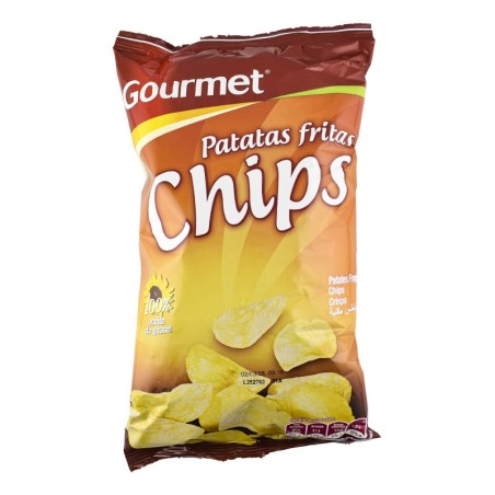 Patatas fritas chips con aceite de girasol Gourmet bolsa 170 g