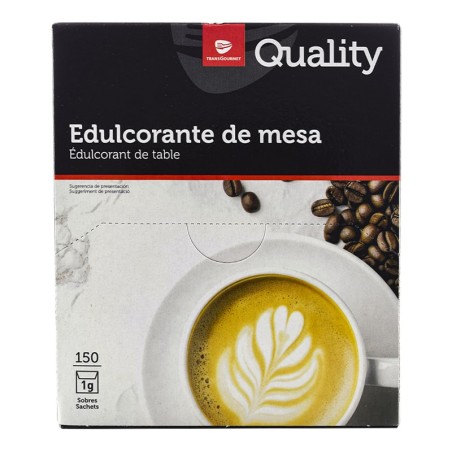 Edulcorante de mesa Quality caja 150 sobres de 1 g