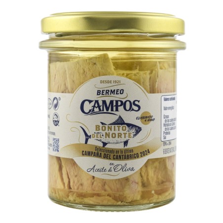 Bonito del norte en aceite de oliva Campos tarro 180 g