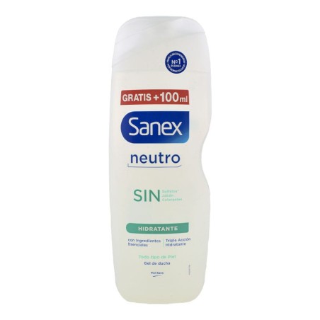Gel de ducha hidratante todo tipo de piel Sanex SIN sulfatos, sin jabón, sin colorantes Neutro 700 ml