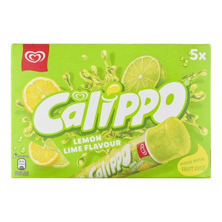 Helado Calippo sabor lima-limón 5 ud caja 525 ml