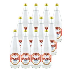Agua mineral natural Solares 1 litro caja 12 botellas de cristal