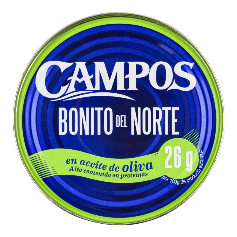 Bonito del norte en aceite de oliva Campos lata 250 g Bonito del norte en aceite de oliva Campos lata 250 g