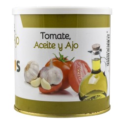 Tomate, aceite de oliva virgen extra y ajo Iberitos lata 700 g