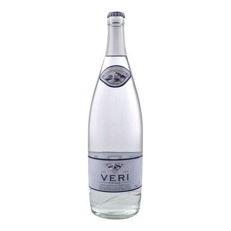Agua mineral natural Veri 1 litro caja 12 botellas cristal retornable - Zaragoza