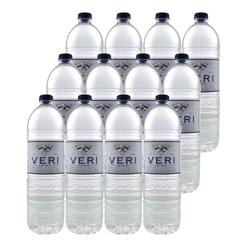 Agua mineral natural Veri 1.5 litros caja 12 botellas Agua mineral natural Veri 1.5 litros caja 12 botellas