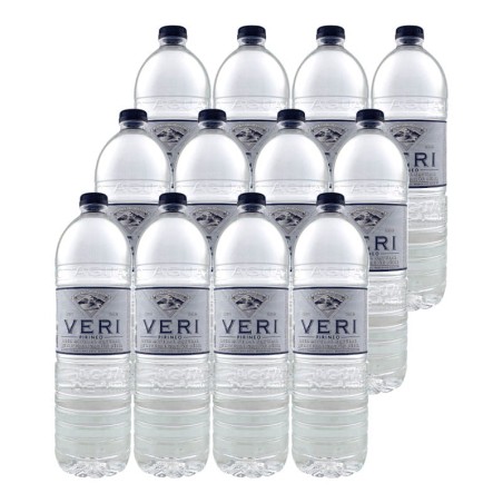 Agua mineral natural Veri 1.5 litros caja 12 botellas