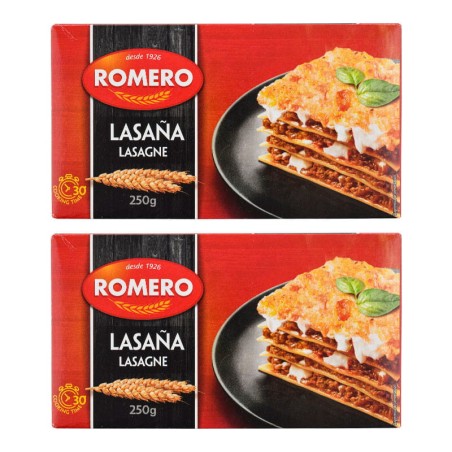 Placas de lasaña Romero 2x250 g