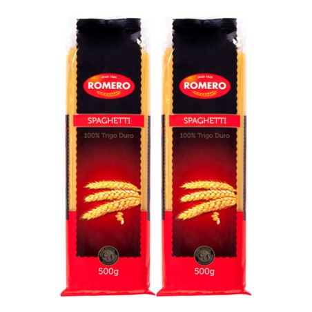 Espaguetis 100% trigo duro Romero pack 2x500 g
