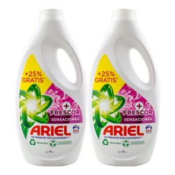 Detergente líquido Ariel Sensaciones pack 2 botellas de 30 lavados