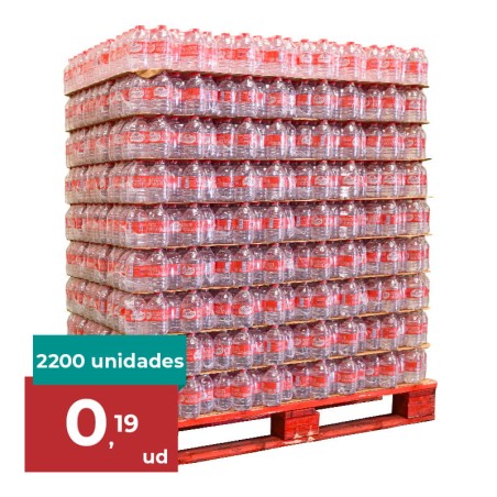 Agua mineral natural Solares 330 ml palet 110 packs de 20 botellas