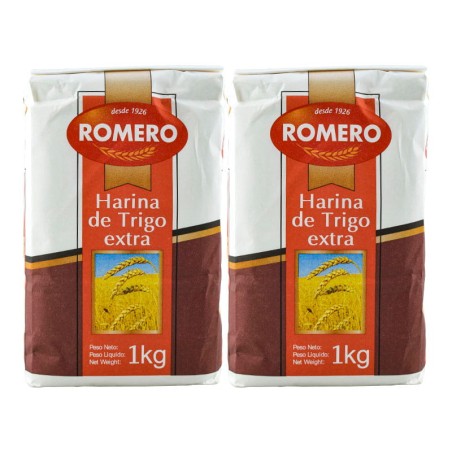 Harina de trigo extra Romero pack 2x1 kg