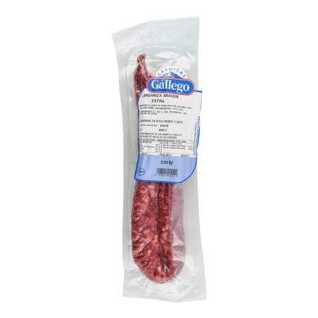 Longaniza de Aragón extra Cárnicas Gállego 250 g
