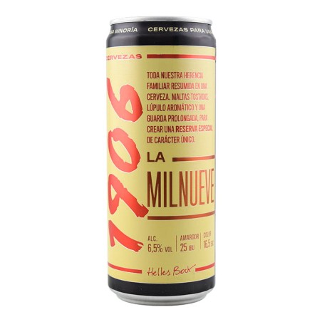 Cerveza 1906 La Mil Nueve 33 cl pack 24 latas