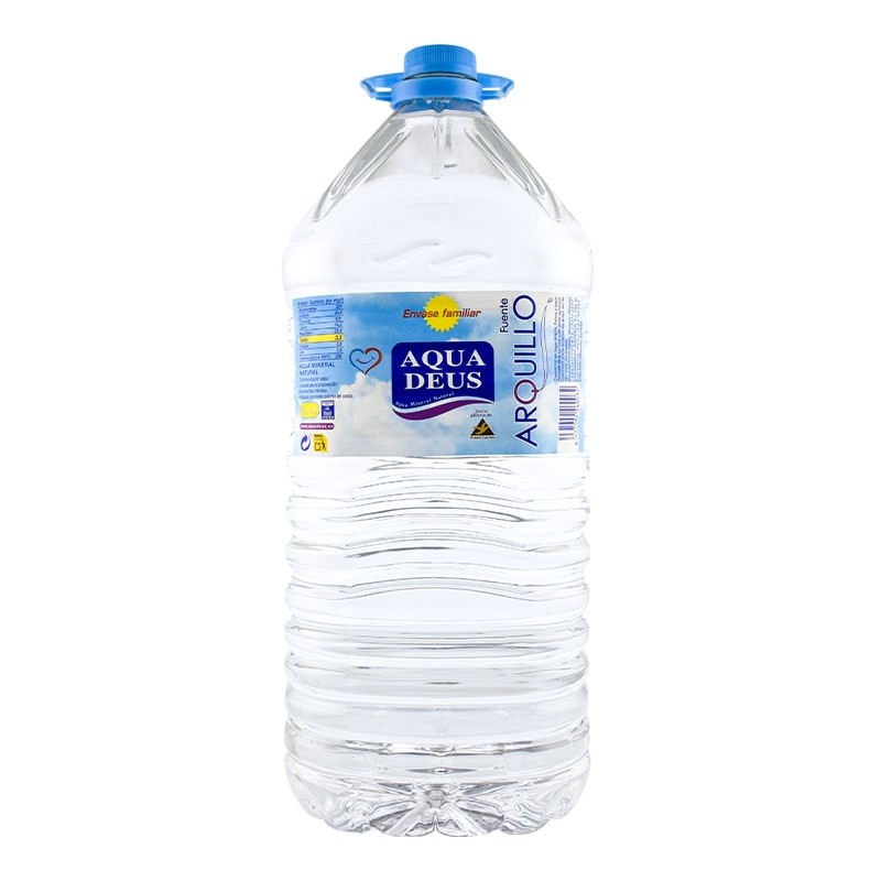 Agua mineral natural Aquadeus 8 litros palet 105 garrafas Agua mineral natural Aquadeus 8 litros palet 105 garrafas