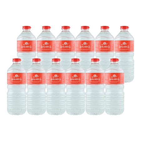 Agua mineral natural Solares 500 ml pack 12 botellas