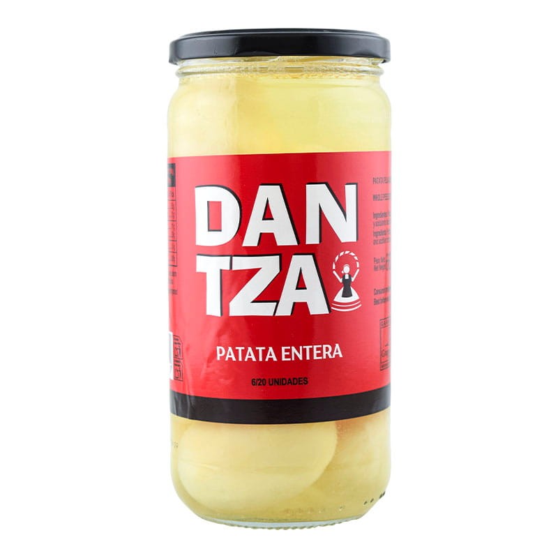 Patata entera pelada categoría extra Dantza 660 g Patata entera pelada categoría extra Dantza 660 g