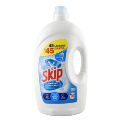 Detergente líquido Skip Limpieza Profunda 90 lavados botella 4.05 litros