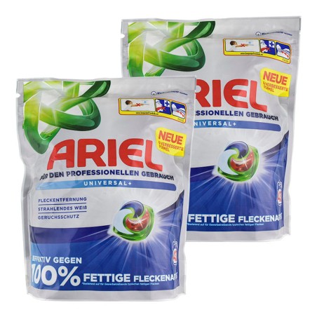 Detergente en cápsulas Ariel Profesional Universal+ caja 2x43 cápsulas