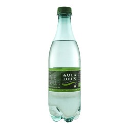 Agua mineral natural con gas Aquadeus 500 ml pack 9 botellas