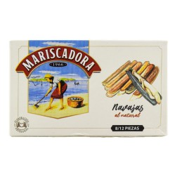Navajas al natural Mariscadora 8-12 piezas lata 110 g