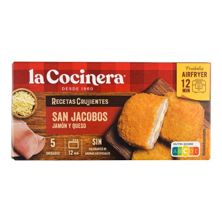 San Jacobos jamón y queso La Cocinera caja 388 g