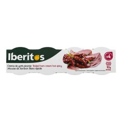 Crema de york picante sin gluten Iberitos 4x23 g