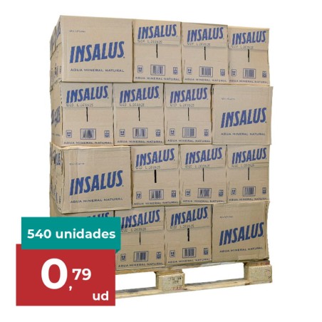 Agua mineral Veri 1.5 litros palet 45 cajas de 12 botellas