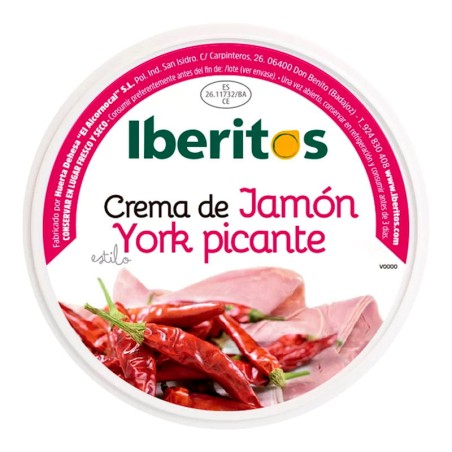 Crema de york picante sin gluten Iberitos lata 140 g