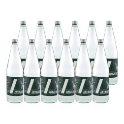 Agua mineral natural con gas Insalus 1 litro caja 12 botellas