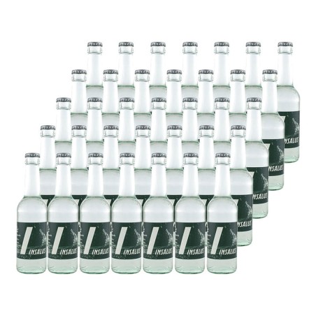 Agua mineral natural con gas Insalus 27.5 cl caja 35 botellas