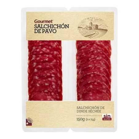 Salchichón de pavo Gourmet bandeja 150 g