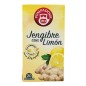 Infusión jengibre con limón Pompadour 20 bolsitas caja 35 g