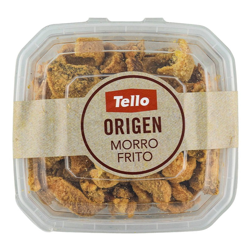 Cortezas de morro de cerdo fritas Tello bandeja 500 g Cortezas de morro de cerdo fritas Tello bandeja 500 g