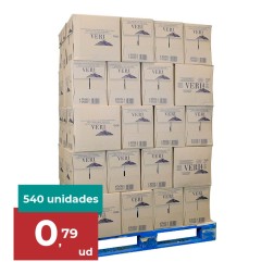 Agua mineral Veri 1.5 litros palet 45 cajas de 12 botellas