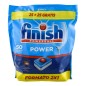 Detergente lavavajillas Finish Powerball Power bolsa 50 pastillas