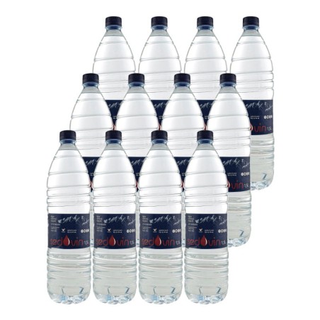 Agua mineral natural Sedovin 1.5 litros 2 packs de 6 botellas