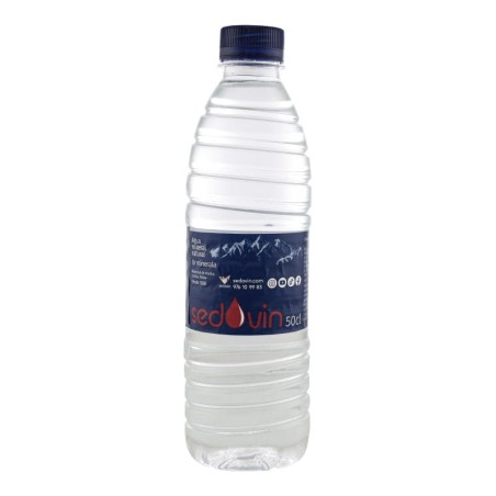 Agua mineral natural Sedovin 500 ml pack 24 de botellas