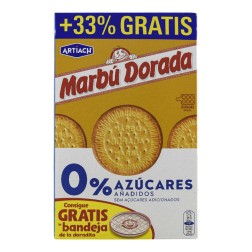 Galletas María sin azúcares añadidos Marbú Dorada caja 400 g