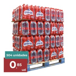 Agua mineral natural Lanjarón 1.5 litros palet 84 packs de 6 botellas