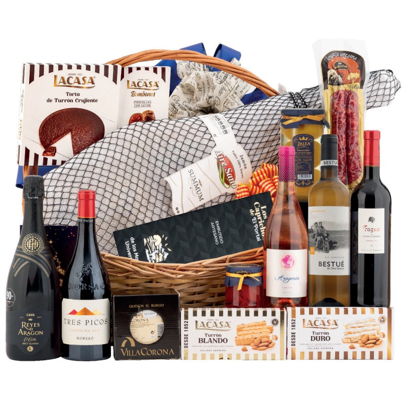 Cesta de Navidad de productos Aragoneses 914 Cesta de Navidad de productos Aragoneses 914