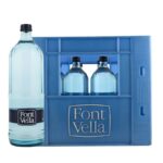Agua mineral en cristal retornable Font Vella