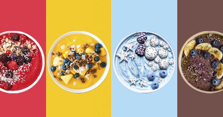 Açaí bowls, el fenómeno viral de los bowls de colores