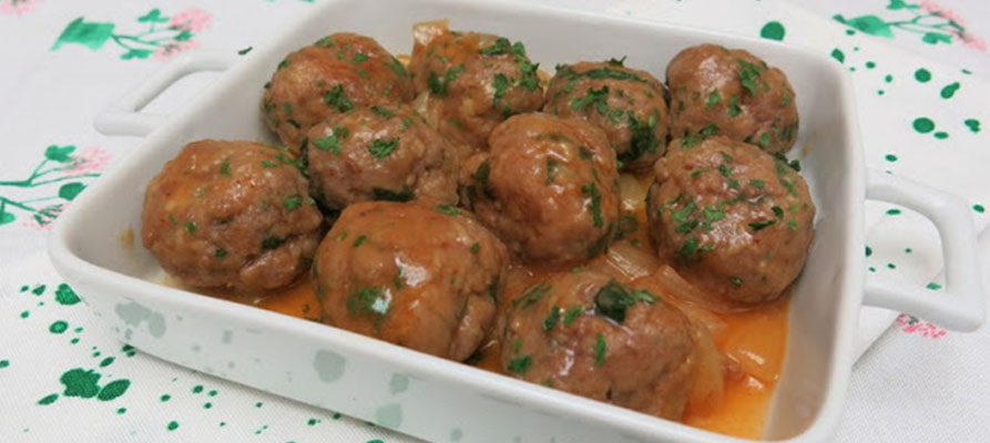 Albóndigas con salsa de tomillo
