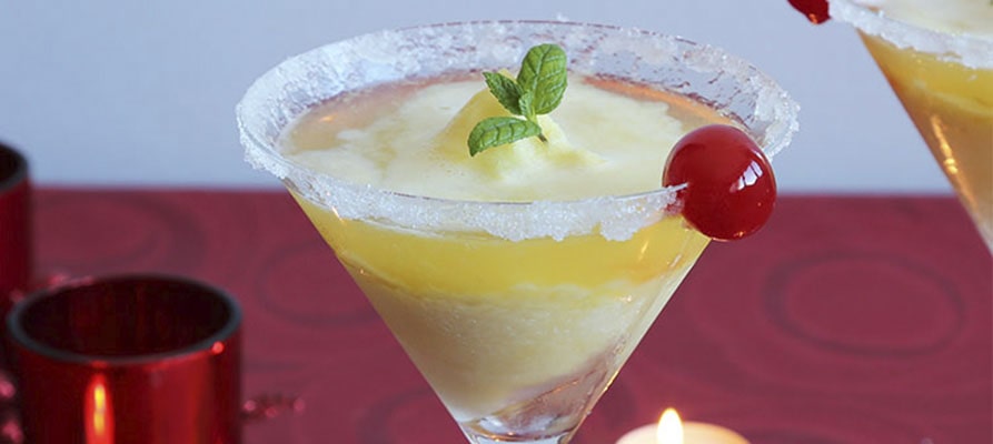 Sorbete de piña al cava